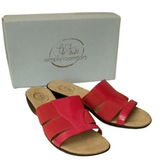 Life Stride Shoes - Life Stride Simply Comfort Tour Sandals Slides 9.5
